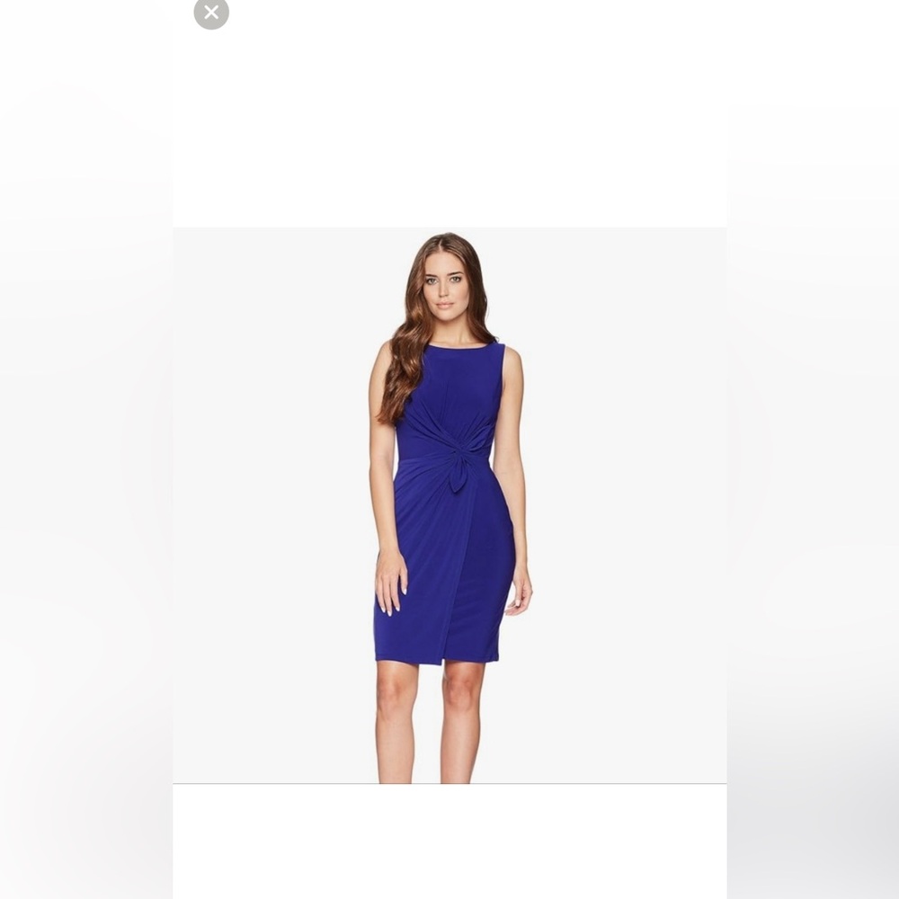 Ralph Lauren purple  Dress size 6 sleeveless drape